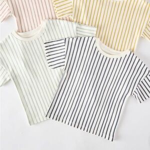 Pehr 2x Striped Dropped Shoulder T-Shirts